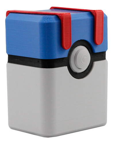 Deckbox Caja Para Cartas Pokemon - Superball Impreso En 3d 
