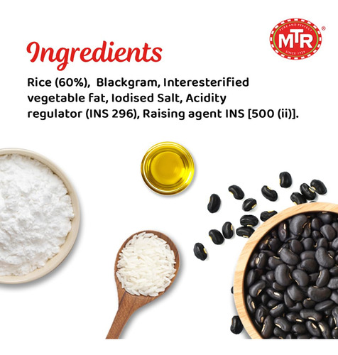 Mezcla Instantánea De Idli De Arroz Lista Para Cocinar