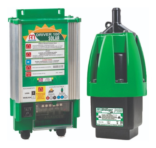 Imagem 2 de 7 de Bomba D'água Solar Anauger P100 + Sensor - (s/ Placa Solar)