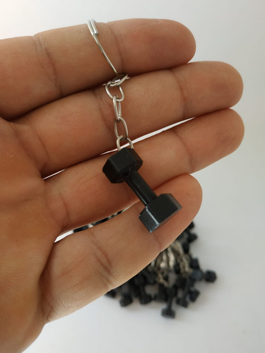 Chaveiro Academia Halteres - Kit 140 Unidades - Impressão 3d