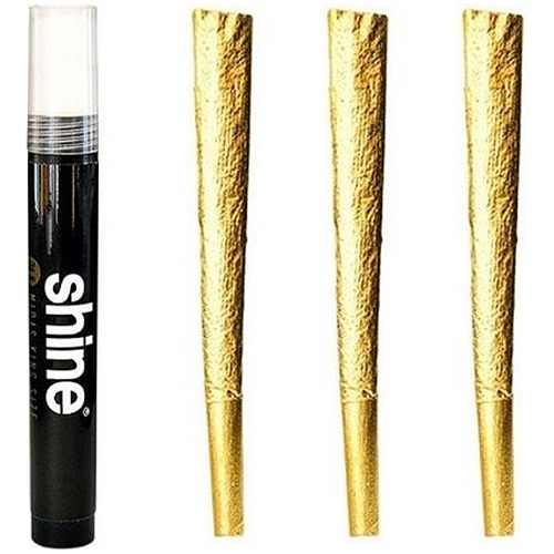 Pack X 3 Papelillo Oro 24k King Size Cono Pre Enrolado