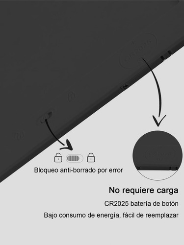 Pizarras Mágicas Lcd Para Niños De 10.1in Multicolor Estilo Aleatorio