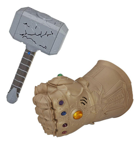 Kit Martelo Thor Mjolnir X Stormbreaker Marvel Hasbro