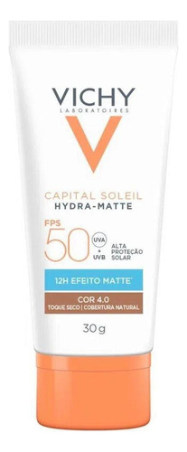 Creme Vichy Capital Soleil Hydra-matte 4.0 30g P Fps 50