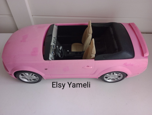 Carro Mustang De Barbie Mattel Rosa