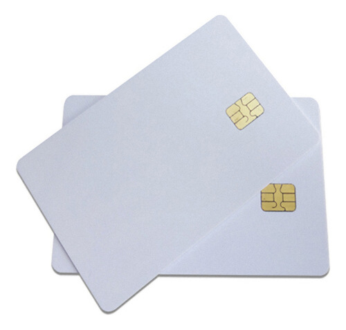 Tarjetas Plásticas Carnet Pvc Blanca Smart Chip Cr80 Fm4442