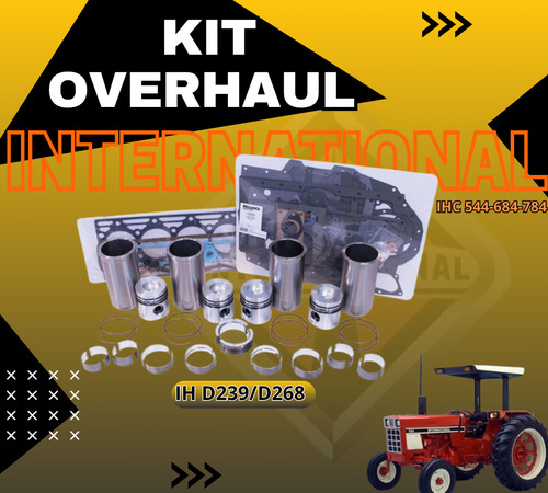 Kit Overhaul Internacional Tractor 784 844 Motor D239 D268