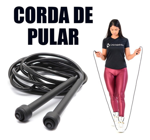 Corda De Pular Regulagem De Tamanho - Academia Fitness