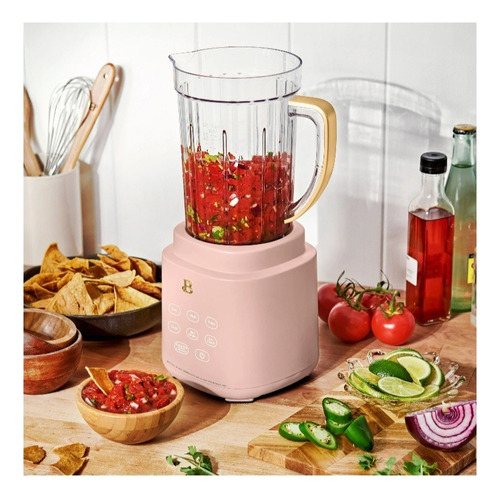 Licuadora Beautiful By Drew ,700w 2 Vasos,1.47lts,viaje Rosa