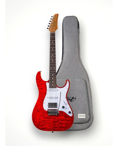 Guitarra Seizi Katana Musashi Plus  Ruby Red