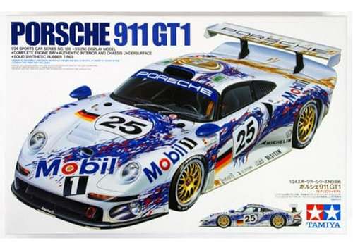 Kit De Modelo A Escala 1:24 Porsche 911 Gt1.