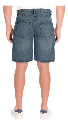 Short Bermuda Holstone Para Hombre De Mezclilla Slim