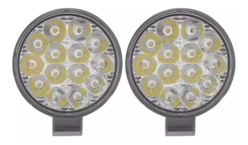 Imagen 3 de 3 de Faros Led Redondos Antinieblas