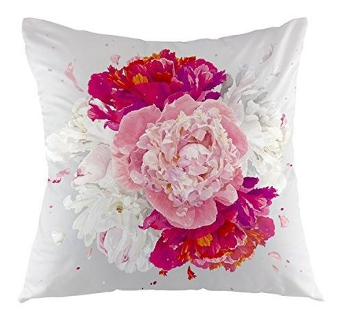 Ofunda De Almohada Floral Lujosa Funda De Almohada De Flores