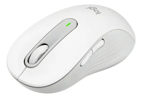 Mouse Inalámbrico Signature M650 Grande Color Blanco Crudo