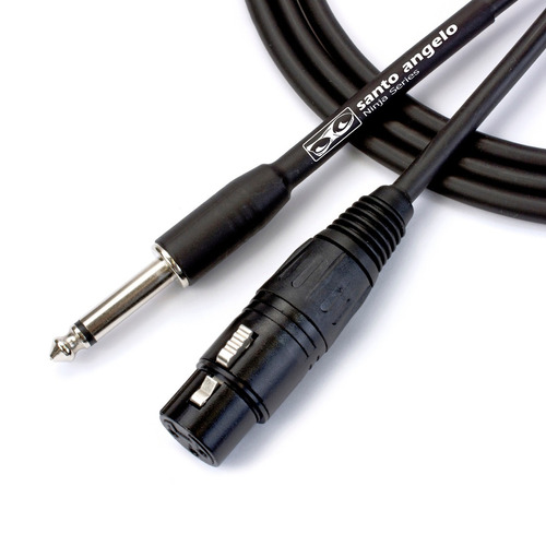  Santo Angelo Cabo P/ Microfone - P10 / Xlr F 3 Metros