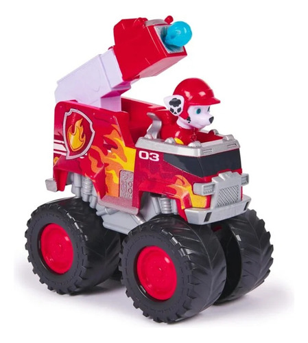 Paw Patrol Rescue Wheels Marshall Color Rojo