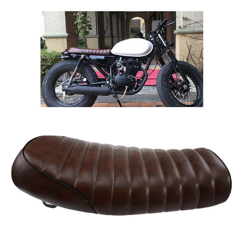 Asiento Universal De Moto Cafe Racer Asiento Plano
