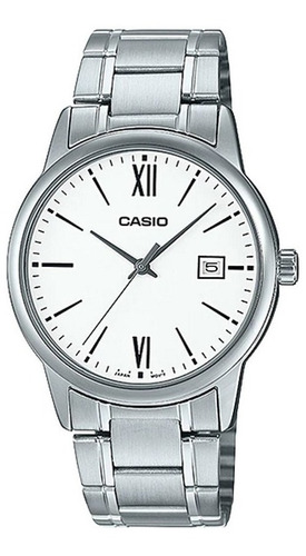 Reloj Casio Mtp-v002d Hombre Acero Calendario  Original