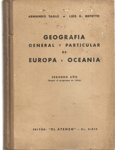 Geografia Europa Y Oceania - Tagle Repetto - El Ateneo