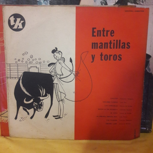 Vinilo Microsurco Entre Mantillas Y Toros Vm1