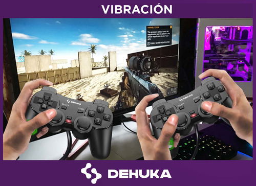 Joystick Mando Pc Usb Gamepad Dehuka Pc Notebook PC Gamer Inalambrico USB Dehuka
