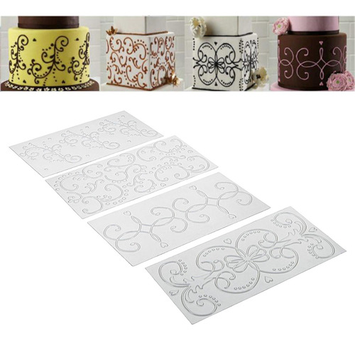 Ferramentas De Decoração Do Bolo De Padrão De Rattan