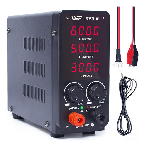 Wep 605d-iii Dc Fuente De Alimentación Variable 60.00v 5.000