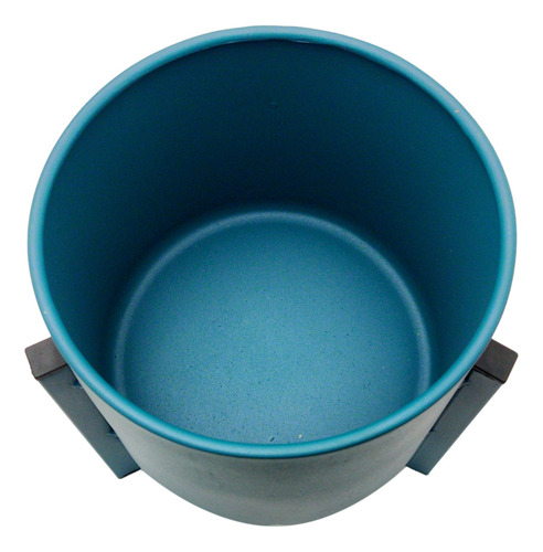 Macetero De Fierro 25cm Base Circular 36082-5