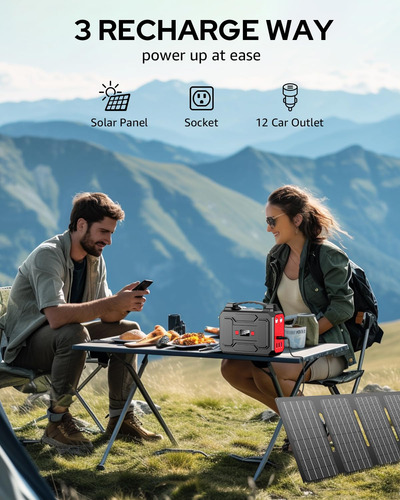 Generador Solar Portátil 200 W 146 Wh 40 W Mmg
