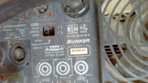 Amplificador Audio Búnker Mx3400