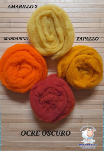 Imagen 4 de 10 de Neddle Felting -fieltro De Oveja !! Vellon Xxl