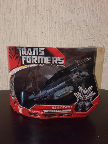 Transformers Blackout Decepción, Hasbro (Usado)