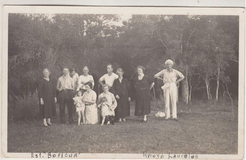 1939 Fotografia Postal Estancia Bopicua Rio Negro Laureles