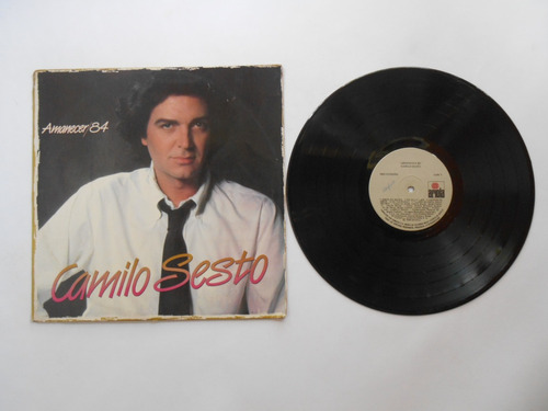 Camilo Sesto Amanecer/84 Lp Vinilo Edicion Colombia 1984