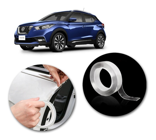 Autoadhesivo Vinilo Transparen Nissan Kicks 5mtsx20mm 2023