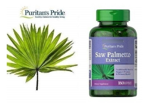 Imagen 2 de 3 de Saw Palmetto Apoyo Prostata -180 Softgels Producto Americano