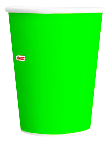 Vasos Fluo X8 Polipapel Descartable - Ciudad Cotillón