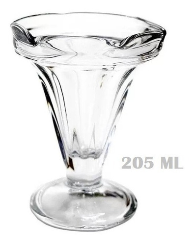 6 Copa Para Mariscos O Postres De 205 Ml By Crisa Color Vidrio