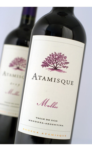 Vino Tinto Atamisque Malbec Botella 750ml