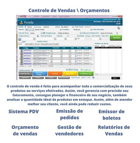 Sistema Para Loja Sem Mensalidade Emite Carne Completo 2020