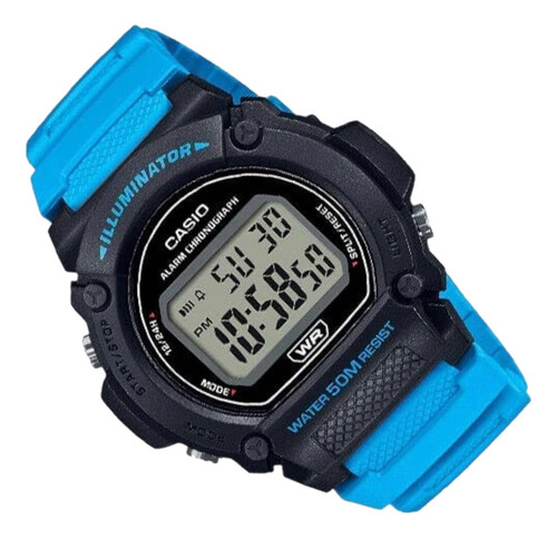 Casio Reloj Digital Modelo W219h-2a2v