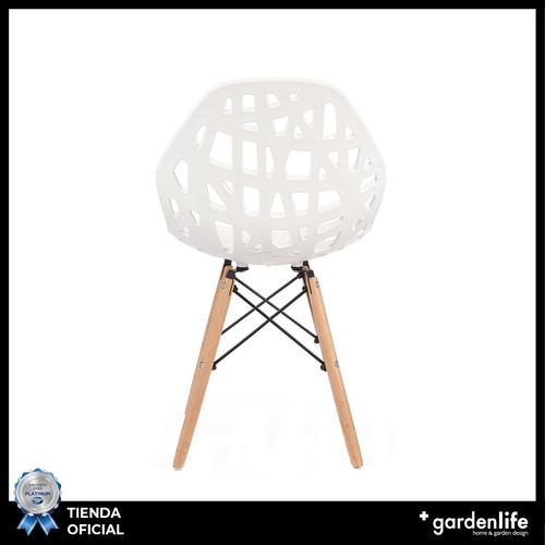 Juego De Comedor Mesa Eames Rectangular 120x80 + 4 Akron