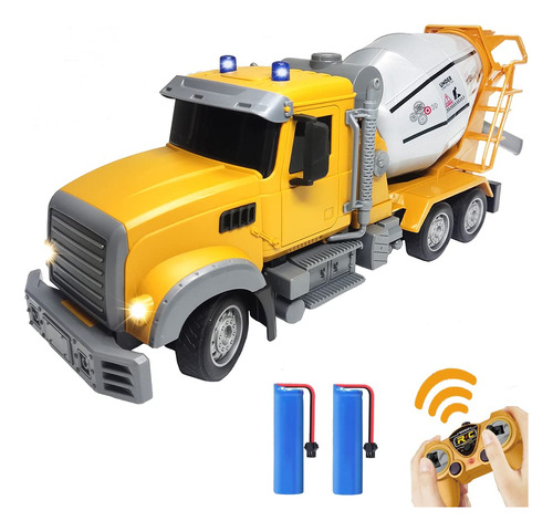 Knacktoyz Camion Mezclador De Cemento Rc Para Ninos, Juguete