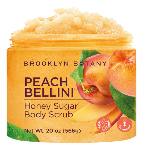 Brooklyn Botany Peach Bellini Honey Sugar Scrub For Body 20