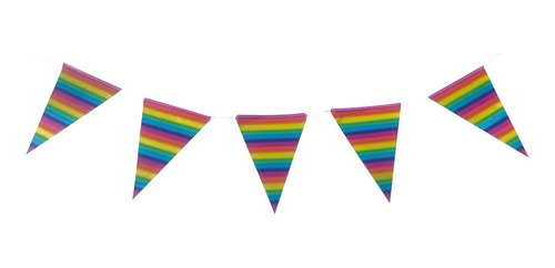 Guirnalda Banderines Multicolores Metalizados 360cm Cotillon