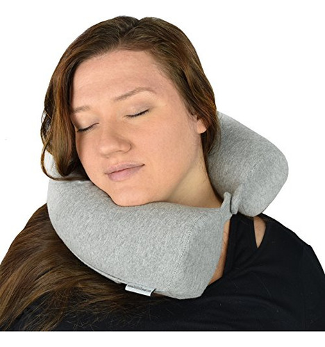 Twist Memory Foam Travel Pillow For Neck, Chin, Lumbar ...