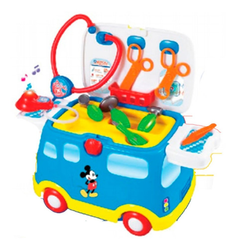 Banco Banquito Andarin Mickey Minnie Accesorios Zippy Toys