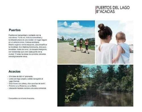 Imagen 3 de 9 de Lote En Venta En B° Acacias, Puertos Del Lago