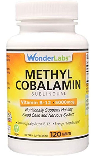 Metilcobalamina B12, Vitamina B-12 Sublingual, 0.00017